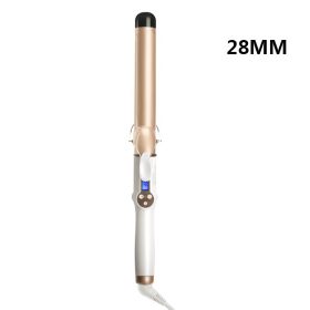 New True Electric Professional Ceramic Curling Iron LCD Curling Iron Curling Iron Wave Fashion Styling Tool (Color: 28MM)